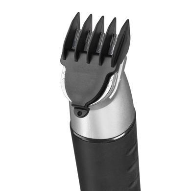BaByliss Haircut kit Babyliss Lithium Power for beard, mustache, head, nose and body, battery, vibration motor, nozzles-10, steel, black MT812E фото