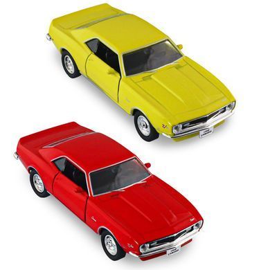 Автомодель - CHEVROLET CAMARO Z28 1968 (червоний, жовтий) 250384W фото