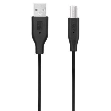 2E Кабель USB-A (AM/BM) DSTP 3м, черный 2E-W-3169m3 фото