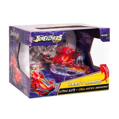 Машинка-трансформер SCREECHERS WILD! S3 L3 - ХЕВІ АРМОР EU682302 фото