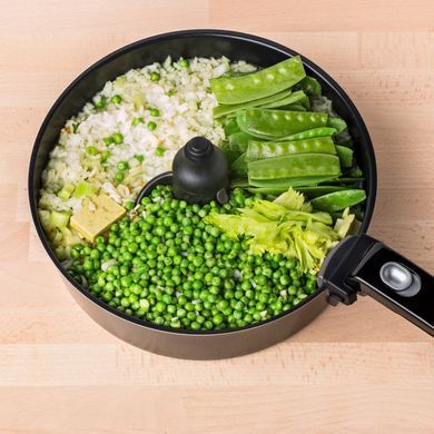 Tefal Мультипіч ActiFry Genius, 1350Вт, чаша-1,2л, сенсорне керув., підкл. до смартфону, авто перемішування, пластик, чорний FZ760830 фото