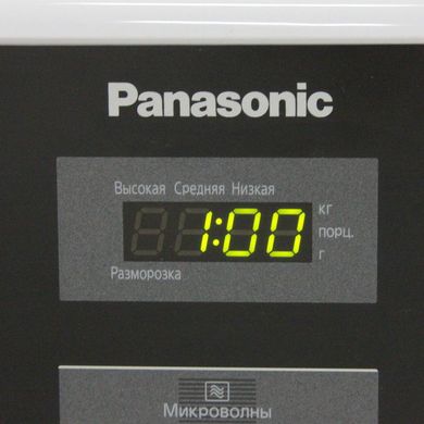 Мікрохвильова піч Panasonic , 25л, 800Вт, дисплей, білий NN-ST342WZPE фото