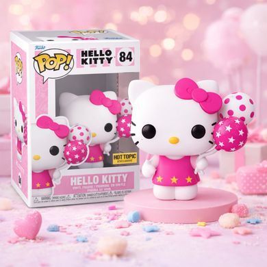 Игровая фигурка FUNKO POP! серии "Hello Kitty" - ХЕЛЛОУ КИТТИ С ШАРИКАМИ 92223 фото