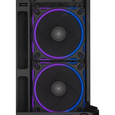 ASUS Корпус Prime AP202 Tempered Glas ARGB, без БЖ, 2xUSB3.2, 1xUSB Type-C, Tempered Glass side, mATX, чорний 90DC00P0-B19000 90DC00P0-B19000 фото