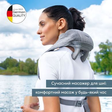 Beurer Масажер для тела, литий-ионный аккум., сменный чехол, вес - 1,159кг, серый MG_154 фото