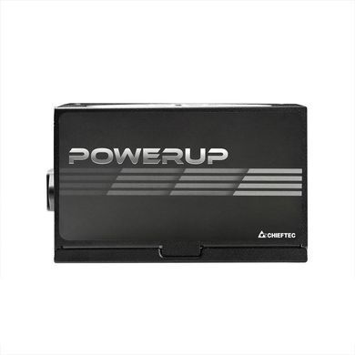Chieftec Блок живлення PowerUP (650W), >90%, 80+ Gold, 120мм, 1xMB 24pin(20+4), 2xCPU 8pin(4+4), 3xMolex, 9xSATA, 2xPCIe 8pin(6+2), Fully Modular GPX-650FC фото