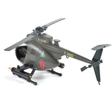 Игровой набор ELITE FORCE &mdash;МНОГОФУНКЦИОНАЛЬНЫЙ ВЕРТОЛЕТ MH-6 (вертолет, мотоцикл, фигурки, аксесс.) 101860 фото