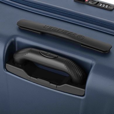Wenger Валіза Wenger Skyon Hardside Large, велика, полікарбонат, TSA, 4 колеса, розширення, темно-синій 653568 фото
