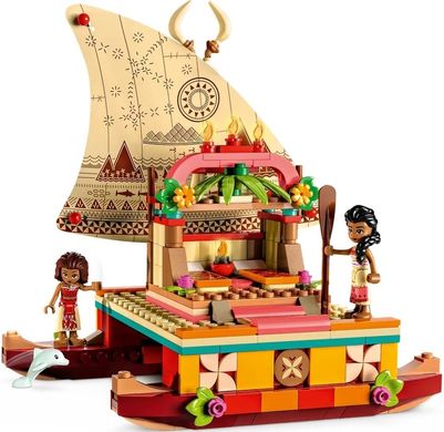 Конструктор LEGO Disney Princess Пошуковий човен Ваяни 43210 фото