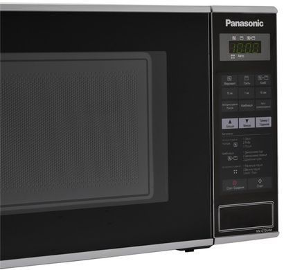 Panasonic Мікрохвильова піч, 20л, 800Вт, гриль, дисплей, чорний NN-GT264MZPE фото