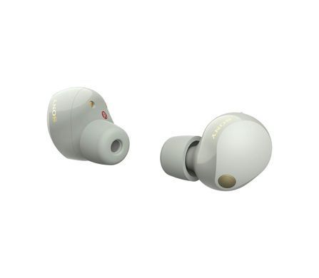 Sony Навушники TWS WF-1000XM5 BT 5.3, ANC, Hi-Res, IPX4, SBC, AAC, LDAC, LC3, Сріблястий WF1000XM5S.CE7 фото