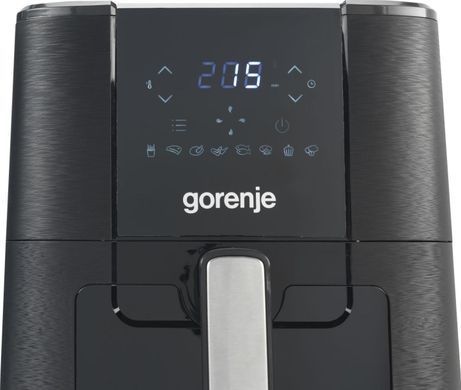 Gorenje Мультипіч 1350Вт, чаша-5.4л, сенсорне управл., 8 авто. программ, пластик+метал, чорний AF1350DWB фото
