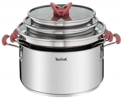 Набор посуды Tefal Opti Space, 6 предметов, нерж.сталь G720S674 фото