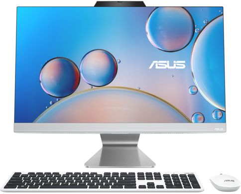 ASUS ПК Моноблок M3402WFAK-WPC0080 23.8" FHD AG, AMD R3-7320U, 8GB, F512GB, UMA, WiFi, кл+м, без ОС, белый 90PT03L1-M00RZ0 фото