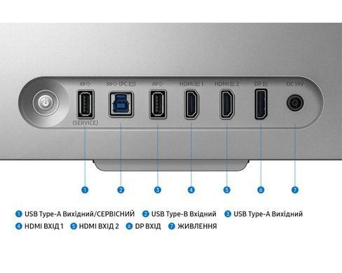Samsung Монітор Samsung 27" Odyssey 3D G90XF HDMI, DP, USB, MM, IPS, 3840x2160, 165Hz, 1ms LS27FG900XIXCI фото