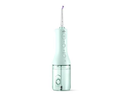 Philips Іригатор Philips портативний Sonicare Cordless Power Flosser 3000, чохол, 2 насадки, м'ятний HX3826/24 фото