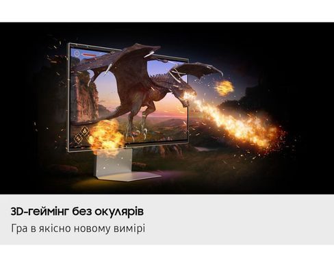 Samsung Монітор Samsung 27" Odyssey 3D G90XF HDMI, DP, USB, MM, IPS, 3840x2160, 165Hz, 1ms LS27FG900XIXCI фото
