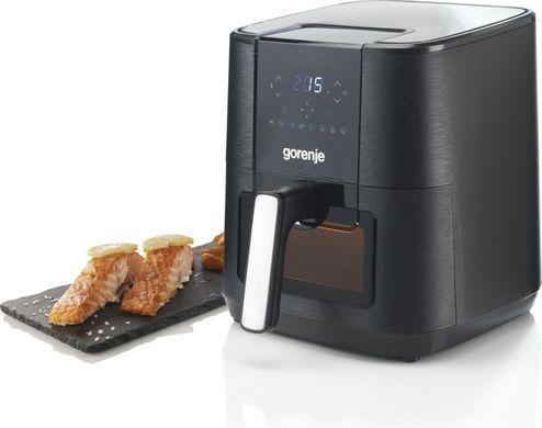 Gorenje Мультипіч 1350Вт, чаша-5.4л, сенсорне управл., 8 авто. программ, пластик+метал, чорний AF1350DWB фото