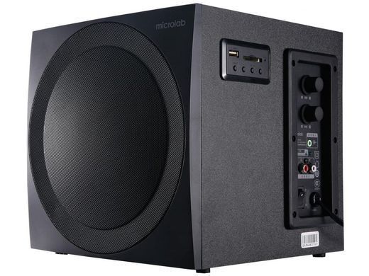 Microlab Акустическая система M-300U 2.1, 38W, mini-jack/USB/SD/FM, черный M-300U фото