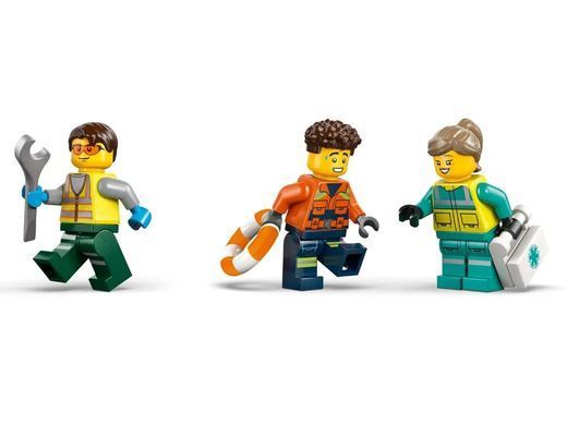 LEGO Конструктор LEGO City Ремікс літака, вантажівки та судна на повітряній подушці 60505- фото