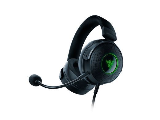 Razer Гарнитура игровая Kraken V3, 7.1, USB-A, RGB, 2м, чёрный RZ04-03770200-R3M1 фото