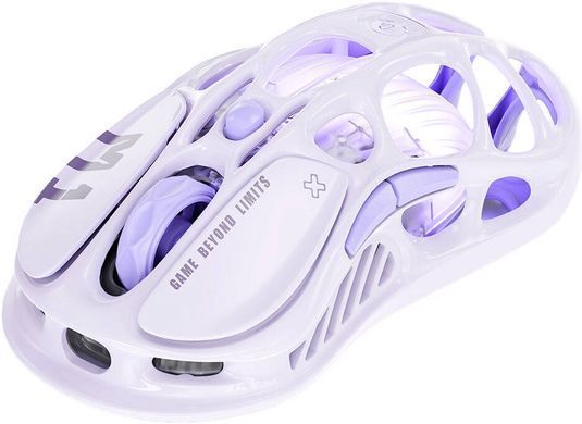 GravaStar Мышь Mercury M1 Pro, корпус из магниевого сплава, BT/WL/USB-A, RGB, лавандово-фиолетовая GRAVASTARM1PRO_PL фото