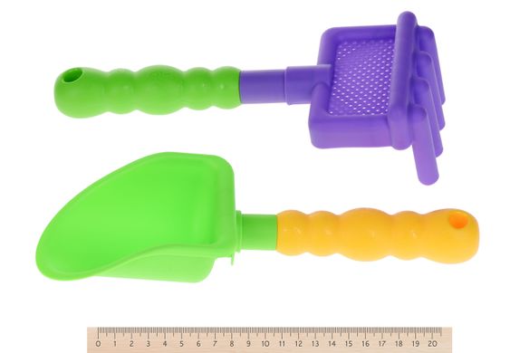 Набір для гри з піском Same Toy із Повітряною вертушкою (фіолетове відро) 9 од. HY-1206WUt-2 фото