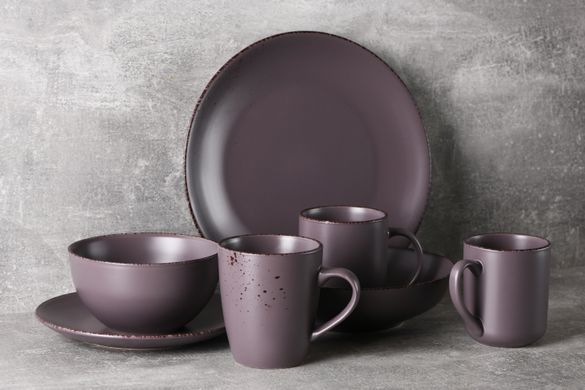ARDESTO Тарелка десертная Lucca, 19 см, Grey brown, керамика AR2919GMC фото
