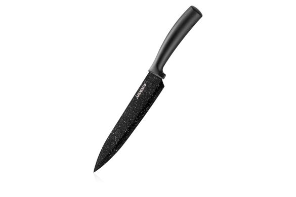 Набір ножів Ardesto Black Mars 3 пр., чорний, нержавіюча сталь, пластик AR2103BB фото