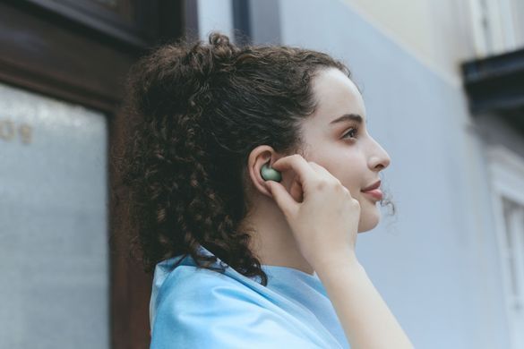 Sony Наушники TWS LinkBuds Fit BT 5.3, ANC, IPX4, SBC, AAC, LDAC, LC3, Mic, Зеленый WFLS910NG.CE7 фото