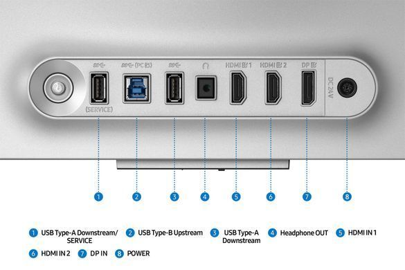 Samsung Monitor 32"Odyssey G81SF HDMI, DP, USB-C, Bluetooth, VA, 3840x2160, 240Hz, 0,03ms LS32FG812SIXCI фото
