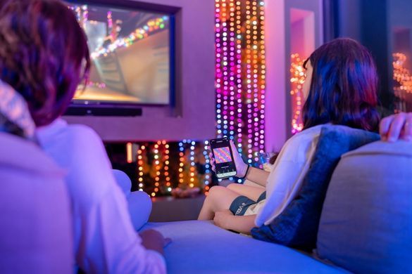 Twinkly Гірлянда Smart LED Twinkly Candies Pearl RGB 100 IP20 6м USB-C кабель прозорий без БЖ TWKP100RGB-T фото