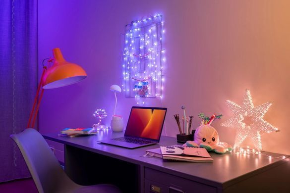 Twinkly Гірлянда Smart LED Twinkly Candies Pearl RGB 100 IP20 6м USB-C кабель прозорий без БЖ TWKP100RGB-T фото
