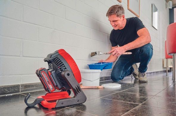 Einhell Вентилятор акумуляторний GE-CF 18/2200 Li, 18В, PXC 180мм, 1200-2200об/хв, 1.2кг, без АКБ і ЗП