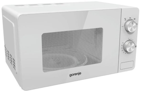 Gorenje Микроволновая печь, 20л, мех. управл., 800Вт, белый MO20E1W2 фото