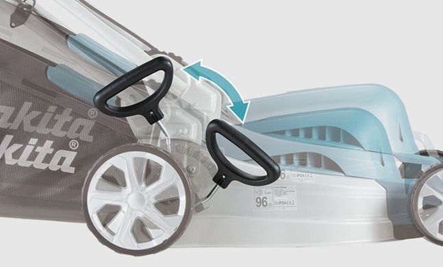 Makita Газонокосилка ELM3320, 1200Вт, 33см, 30л, 10.2кг, до 400м2, 20-55 мм ELM3320 фото