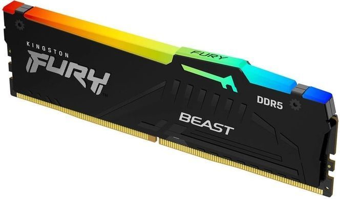 Kingston Пам'ять ПК DDR5 8GB 5200 FURY Beast RGB EXPO KF552C36BBEA-8 фото