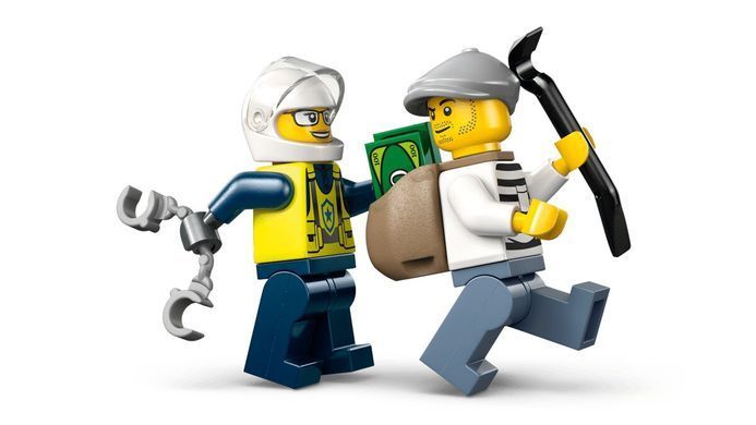 LEGO Конструктор LEGO City Переслідування на поліцейському мотоциклі 60455 фото
