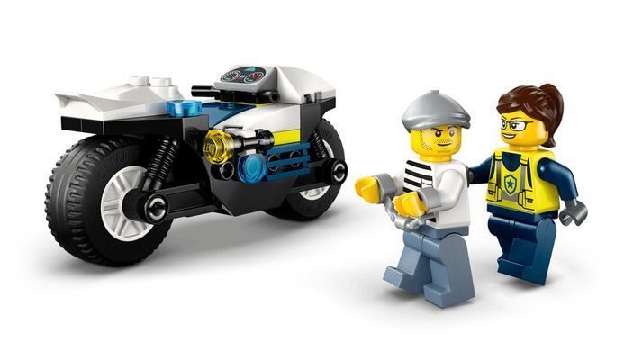 LEGO Конструктор LEGO City Переслідування на поліцейському мотоциклі 60455 фото