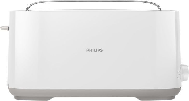 Philips Тостер Daily Collection, 1000Вт, пластик, 1 відділення, білий