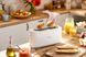 Philips Тостер Daily Collection, 1000Вт, пластик, 1 відділення, білий