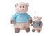 М'яка іграшка Same Toy Порося в сорочці (чорний) 18 см 4 - магазин Coolbaba Toys