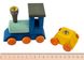 Підсвічник святковий nic дерев'яний Поїзд напівкруглий 6 - магазин Coolbaba Toys