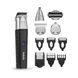 BaByliss Haircut kit Babyliss Lithium Power for beard, mustache, head, nose and body, battery, vibration motor, nozzles-10, steel, black 1 - магазин Coolbaba Toys