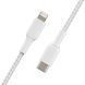 Belkin Кабель USB-C > Lightning зарядки/синхронизации 1м, 30Вт, Type-C, витой, белый 4 - магазин Coolbaba Toys