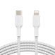 Belkin Кабель USB-C > Lightning зарядки/синхронизации 1м, 30Вт, Type-C, витой, белый 1 - магазин Coolbaba Toys