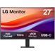 LG Монітор LG 27" 27U421A-B VA HDMI, USB-C, Audio, VA, 100Hz, sRGB 99%, CURVED 1 - магазин Coolbaba Toys