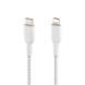 Belkin Кабель USB-C > Lightning зарядки/синхронизации 1м, 30Вт, Type-C, витой, белый 3 - магазин Coolbaba Toys