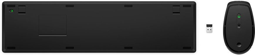 HP Комплект клавіатура та миша НР 650, WL, EN/UK, чорний 4R013AA фото