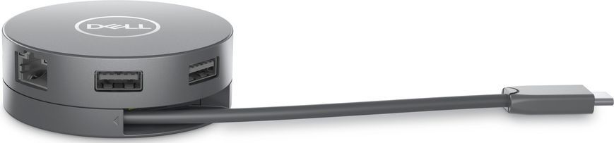 Dell Порт-реплікатор Dell 6-in-1 USB-C Multiport Adapter- DA305 470-AFKL фото